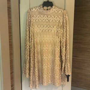 Free People Lace Mini Dress